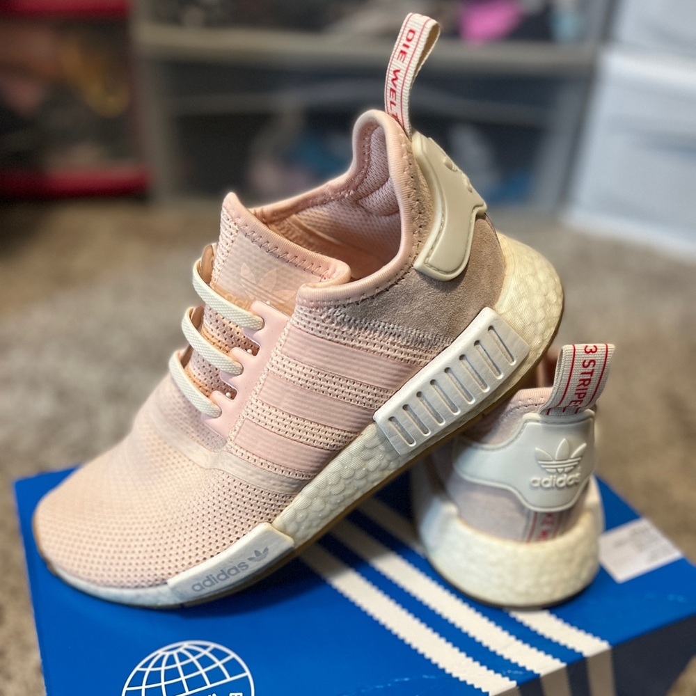 Blush Pink Adidas NMD R1 Women Size 7.5